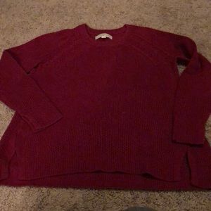 LOFT burgundy sweater